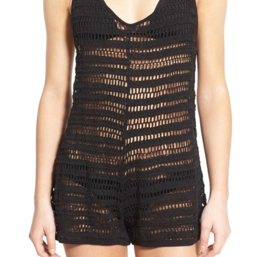 Volcom | Lost Sea Crochet Cover-Up Romper